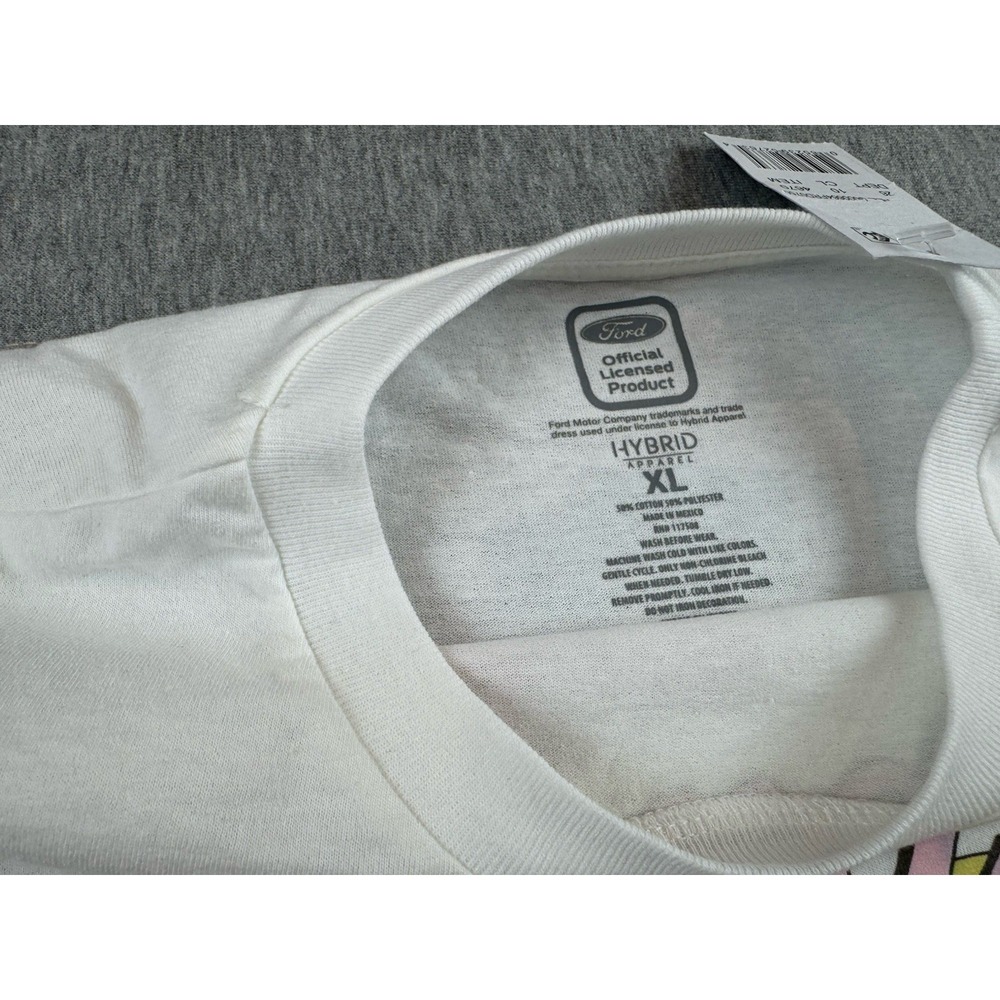 Ford bronco Classic Graphic White Cropped T-shirt Children's Kids XL (12-14) NWT - Picture 4 of 8